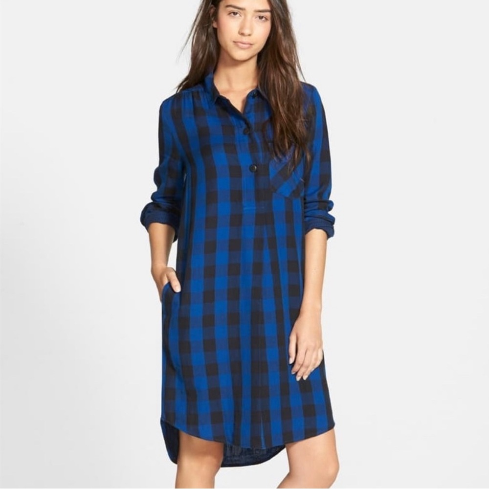 Madewell Latitude Shirtdress in Buffalo Check Size S